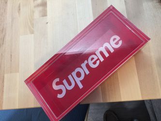 Brand new supreme acrylic lucite red box for Sale in Huntington