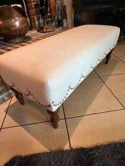 Padded Decorative Bench