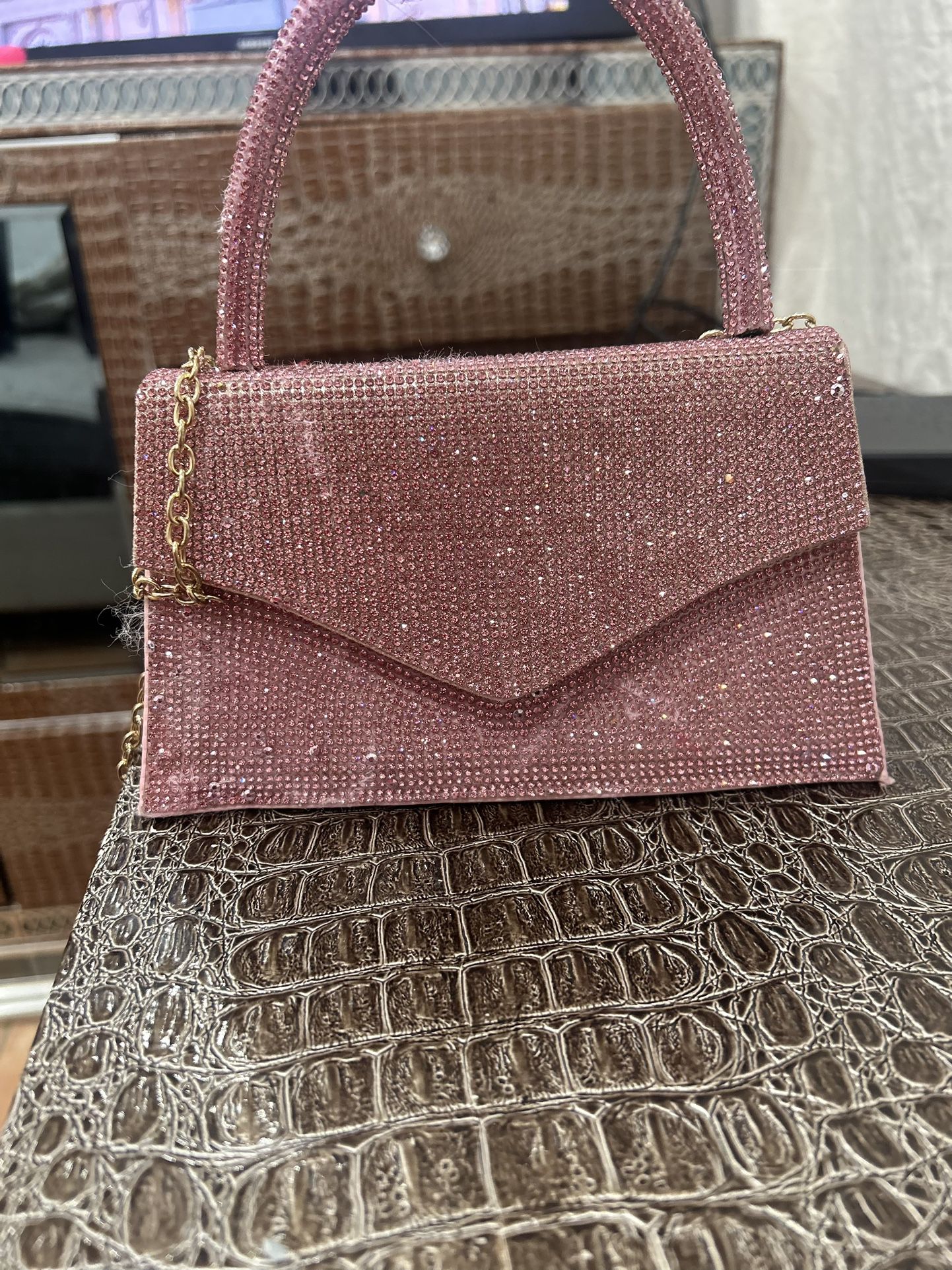 steve madden pink purse