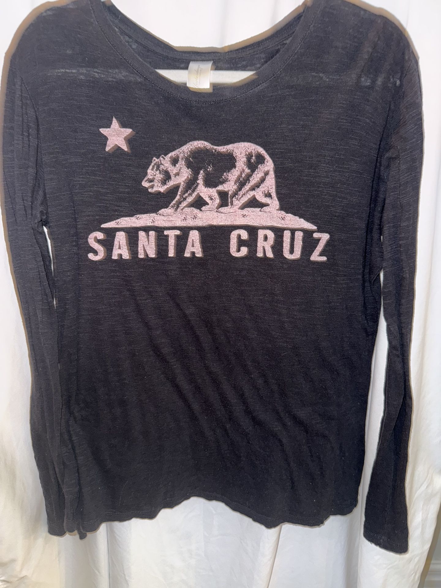 Women’s Long Sleeve Santa Cruz Shirt, Size XXL, Lightweight