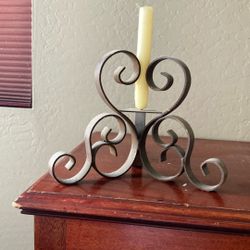 Iron Candle Holder