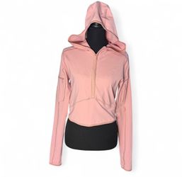 Lululemon Break a Trail Half Zip Hoodie Pink Size 8