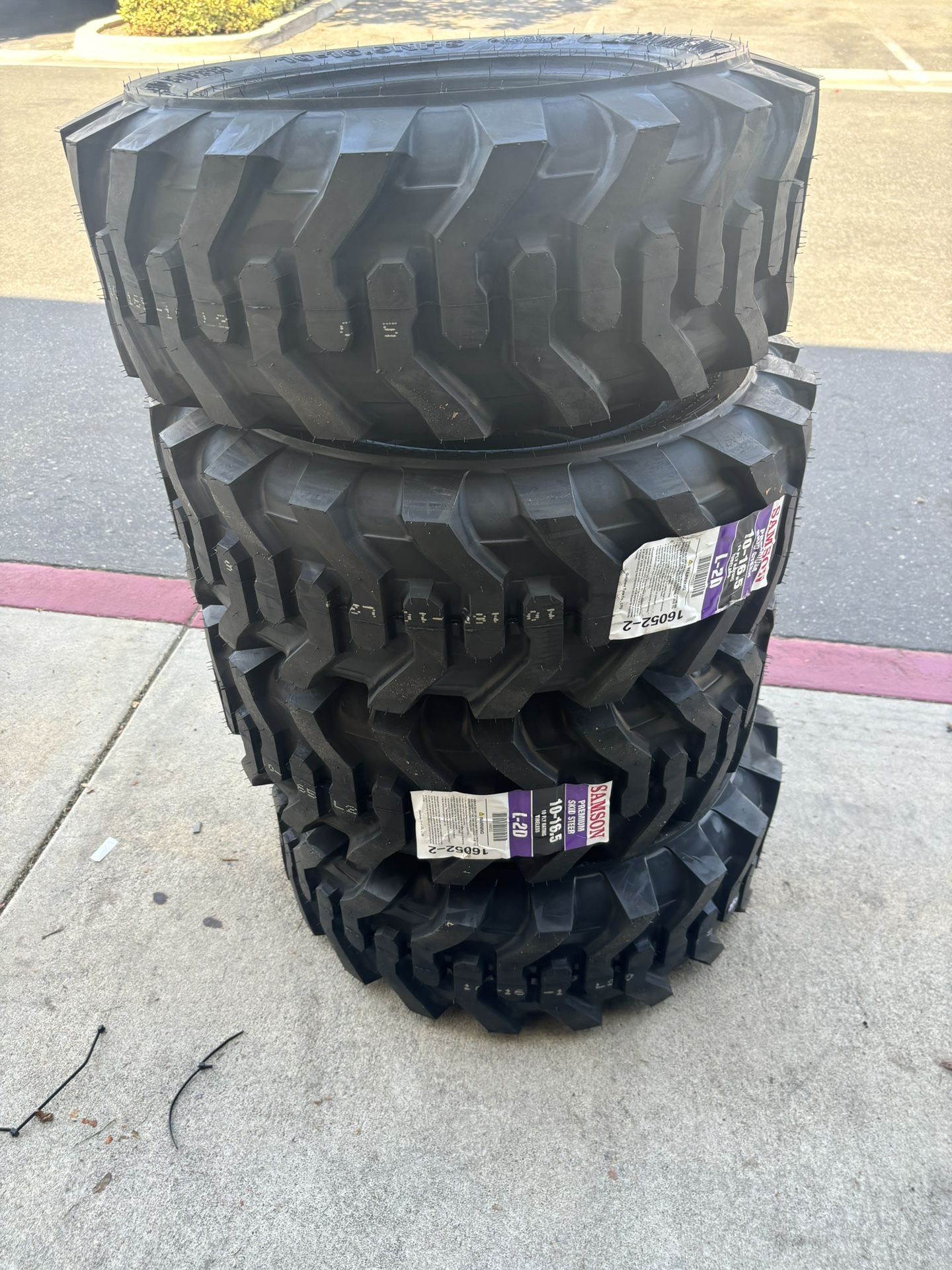 4 Bobcat Tires 10x16.5 $540