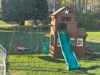 Swing Set and Clubhouse