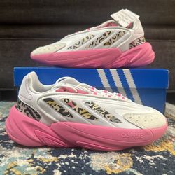Adidas Ozelia J “Pink Loepard”