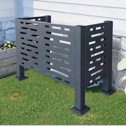 NEW in Box 4ft x 2ft Air Conditioner Fence, Metal Privacy Fence Cover, Trash Can Enclosure