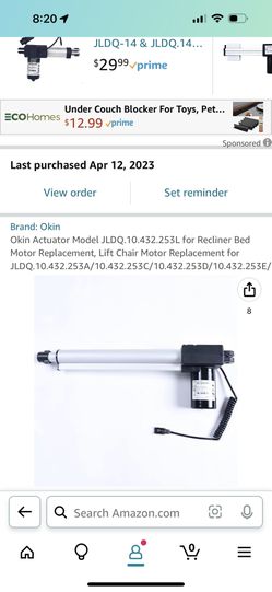 Okin Actuator Model JLDQ.10.432.253L for Recliner Bed Motor