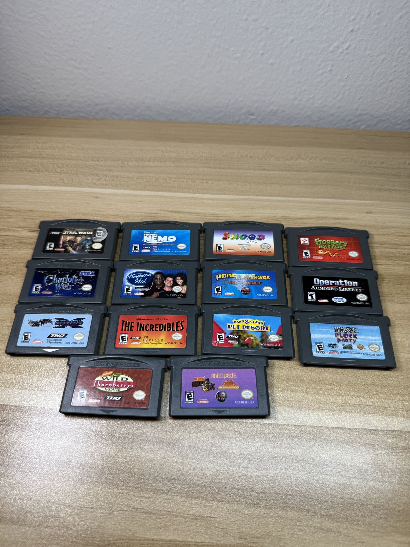 14 GBA Games Lot 