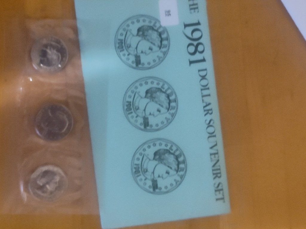 1981 All Mint Set. Susan B Anthony