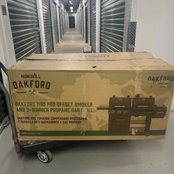 Nexgrill Oakford 1150 Pro Gas & Charcoal Smoker Combo Grill 1150 Sq In Heavy Duty (contact info removed)