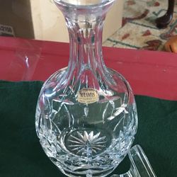 Atlantis Portugul Full Lead Crystal Decanter 