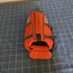Orange Dog Life Jacket