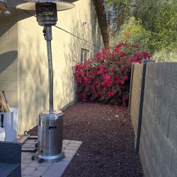 8 Foot High Outdoor Gas Space Heater. 