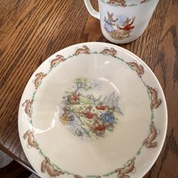 Royal Dalton Bunnykins Children’s Bowel And Cup