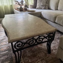 Marble coffee table