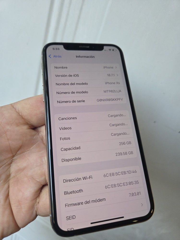 Iphone XS 256gb Unlocked