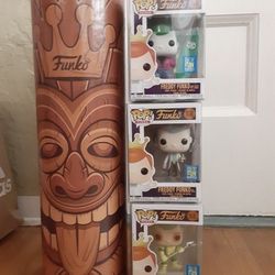 Funko Pop Freaky Tiki Fundays Freddy Jorker,Rick, Merman