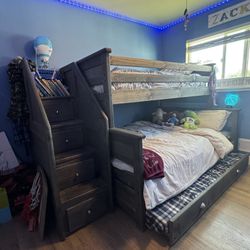 Twin Over Full Bunk With Trundle