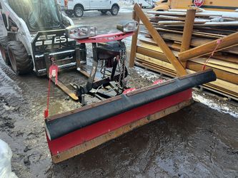 8 Foot Western Snow Plow Like New Condition