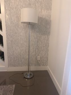 63 “ clear glass lamp
