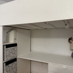 IKEA loft Bed With Desk And Storage 