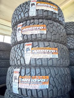 🚨🚘Vendo set de llantas Lt 275 65 20 arroyo R/T tires
