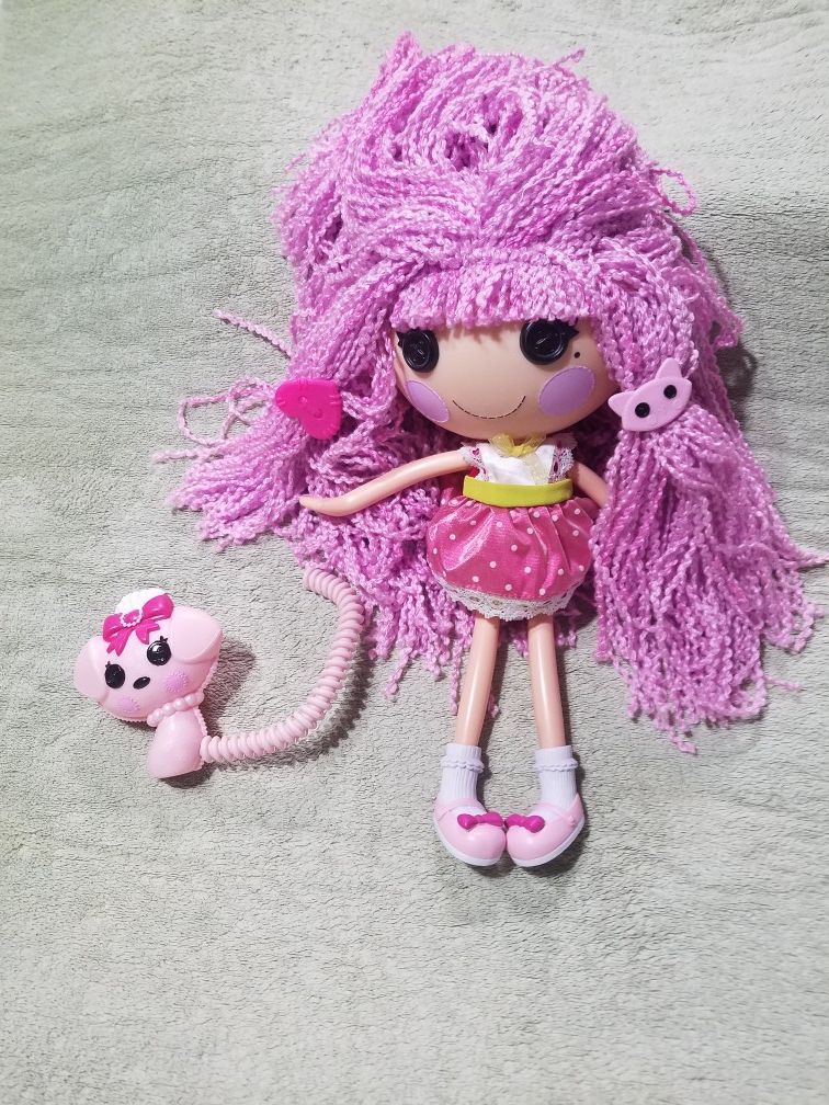 Lalaloopsy comes with her friend Kitty she was born on March 13th