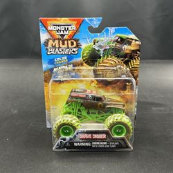 Monster Jam Grave Digger Mud Blasters Monster Truck 1:64 Scale