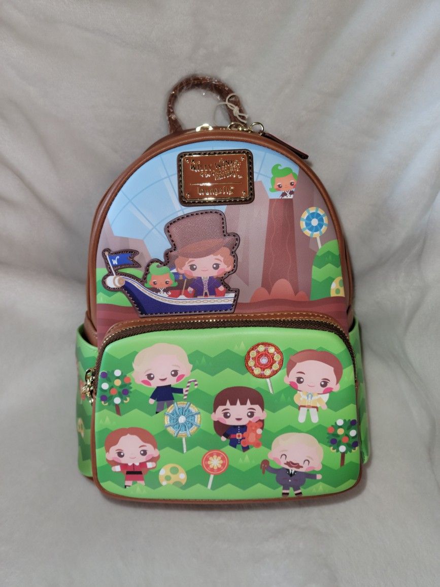 Loungefly Willy Wonka and the Chocolate factory backpack