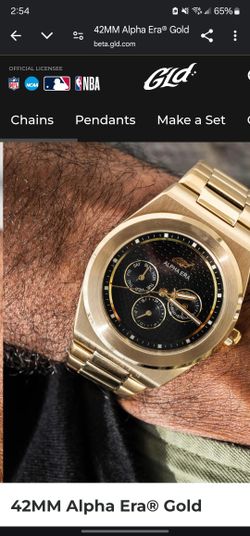 Black Gld Gold Watch