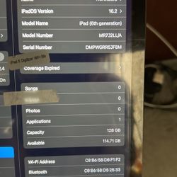 iPhone X And Table 6th Generation 