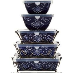 Temp-tations Swirls & Pearls 5-Piece Oven-to-Table Set - K46092