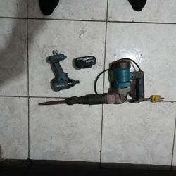 Makita Hammer Works Línea New And Almost Makita  Impact Gun With Chárger  180 Obo