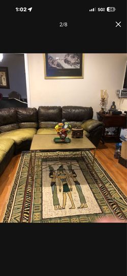 Leather sofa moving excellent condition