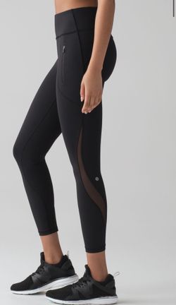 Lululemon | Invigorate | Black | Mesh | Size 2