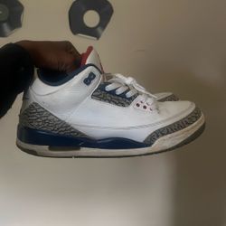 jordan 3s blue white and res