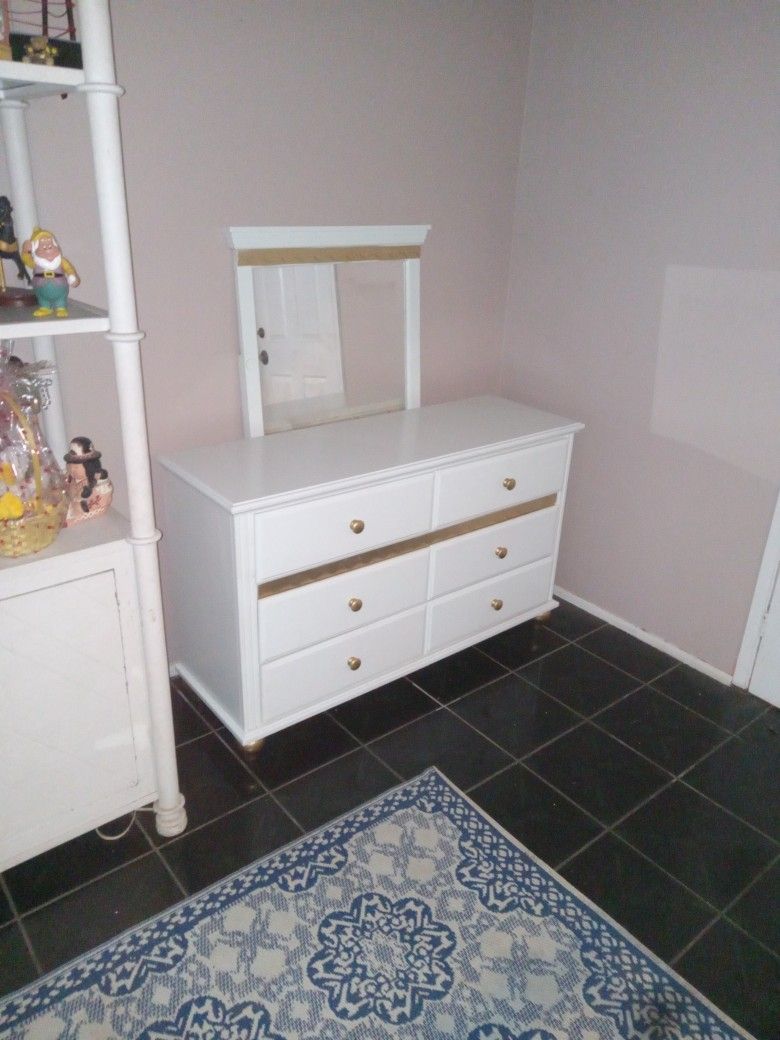 Dresser And Mirror