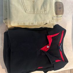 Polo Shirts And Khaki Pants