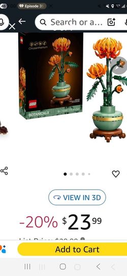 Lego Botanicals Chrysanthemum Flower