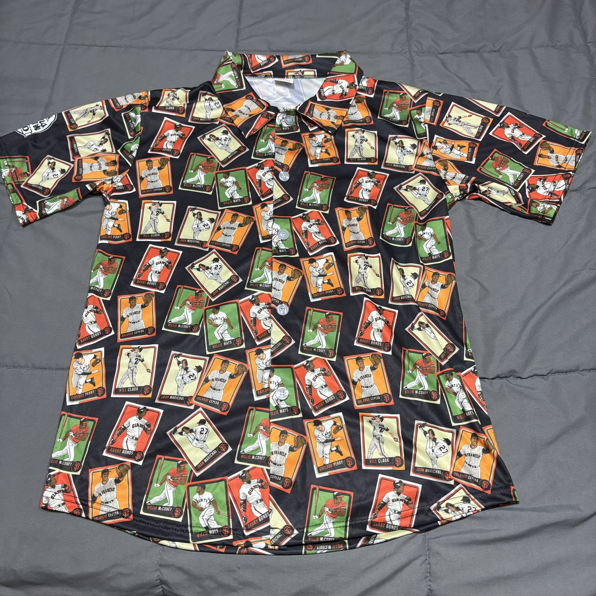 San Francisco Giants 2023 Hawaiian Legends Shirt Mays Bonds McCovey Marichal SGA men’s M