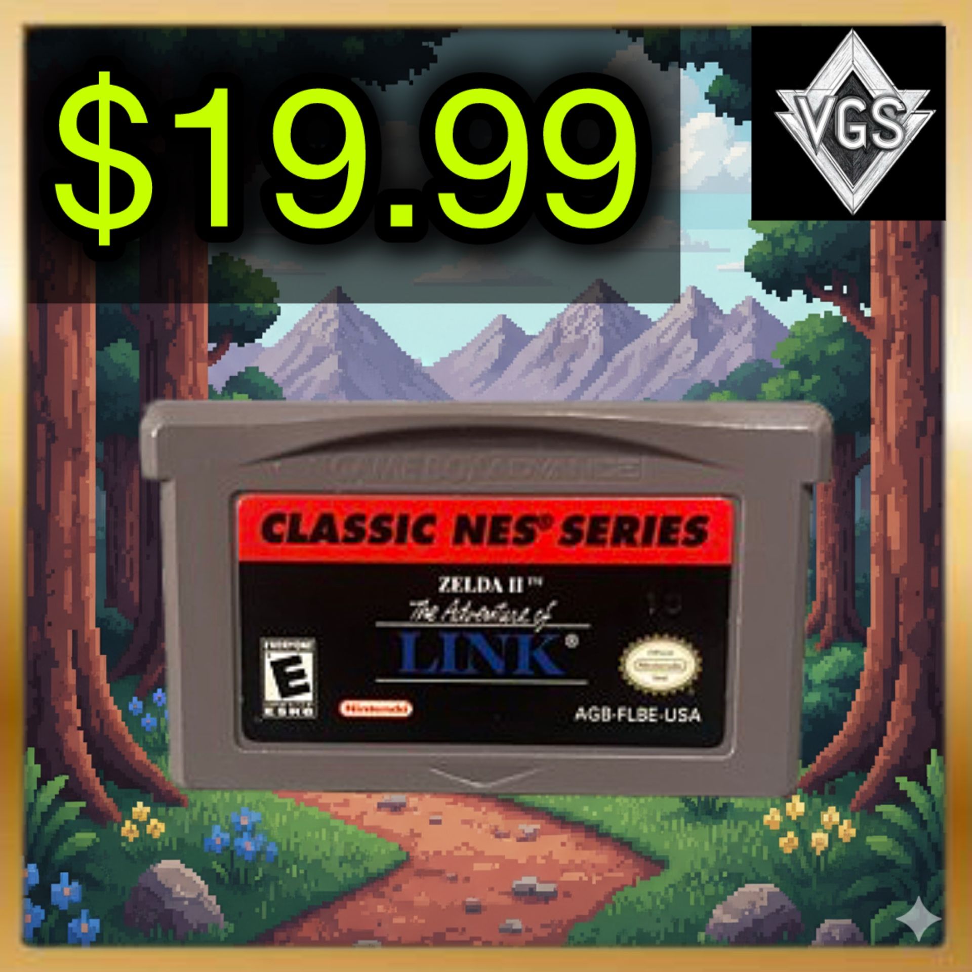 *VINTAGE* Zelda II: The Adventure of Link (Classic NES Series – Game Boy Advance, 2004)