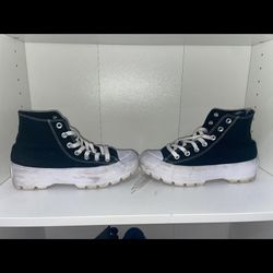 Black Converse Lugged