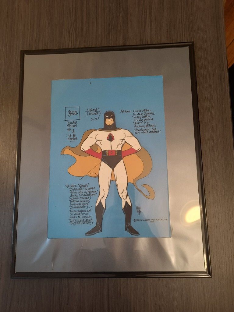 Space Ghost Original Animation Cel 1/8 By Alex Toth 1966