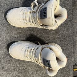 Off-White Beige Hiking Boots Size 43 (US 10)
