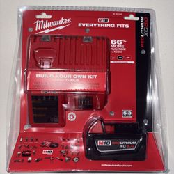 Milwaukee M18 18-Volt Lithium-Ion XC Starter Kit with One 5.0Ah Battery and Charger