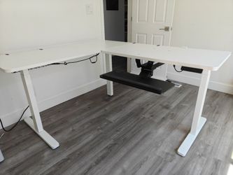 VIVO Electric Corner Standing Desk