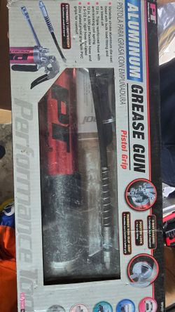 Performance Tool Aluminum Pistol Grip Grease Gun