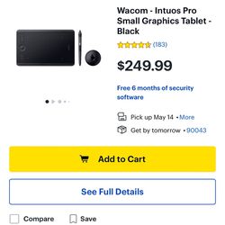 Intuos Pro Wacom Tablet (small)