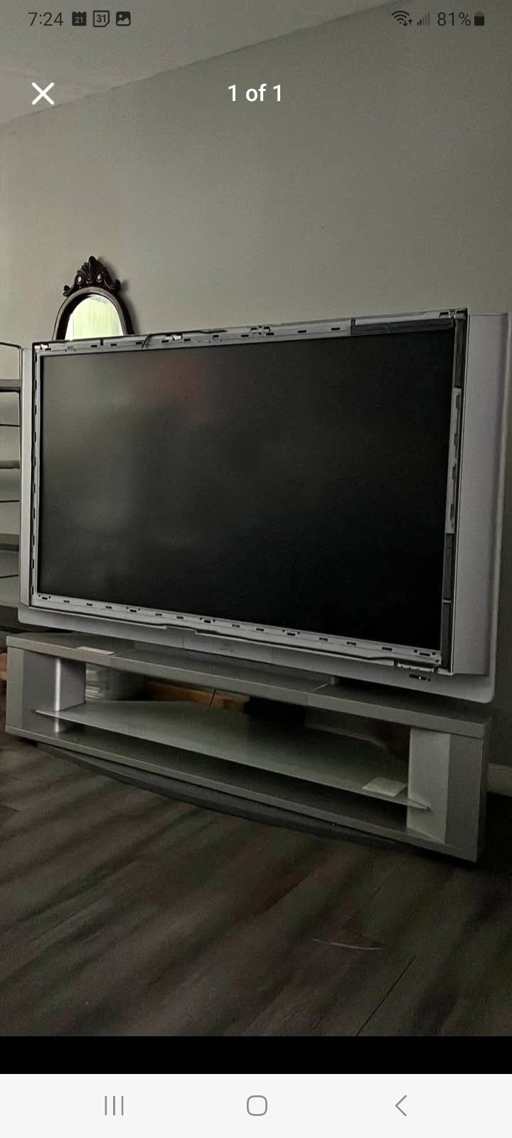 70" SONY 1080P DIGITAL LASER PROJECTION TV WITH ROKU STREAMING STICK AND REMOTES $300 FINAL PRICE