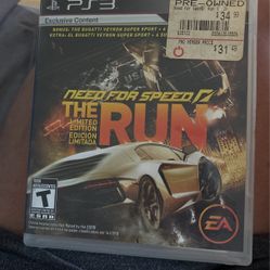 PS3 NEED FOR SPEED THE RUN